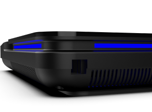 simmr closeup side view